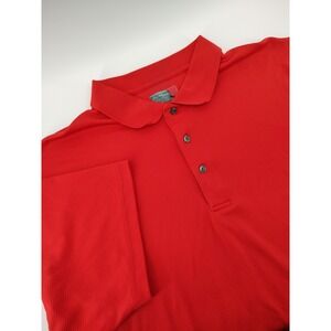 Ben Hogan Polo Shirt Mens XL Red Good Short Sleeve Performance Golf Athletic